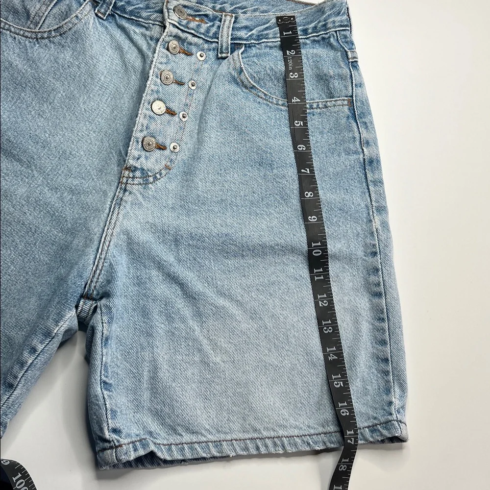 Jordache Classic Blue Denim Womens Shorts baggy fit 90s y2k urban high waist‎